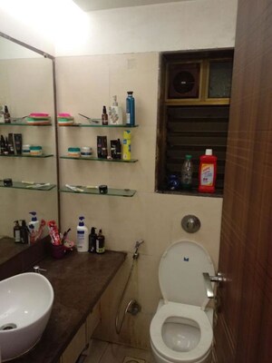 Bathroom in 3 BHK Apartment at Evershine Embassy, Andheri West – for Rent