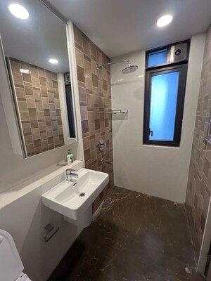 Bathroom in 2 BHK Apartment at Lodha The Park, Worli – for Rent