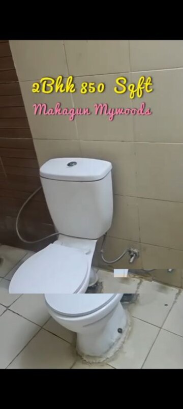 Bathroom in 3 BHK Apartment at Mahagun Mywoods, Sector 16c Greater Noida – for Rent