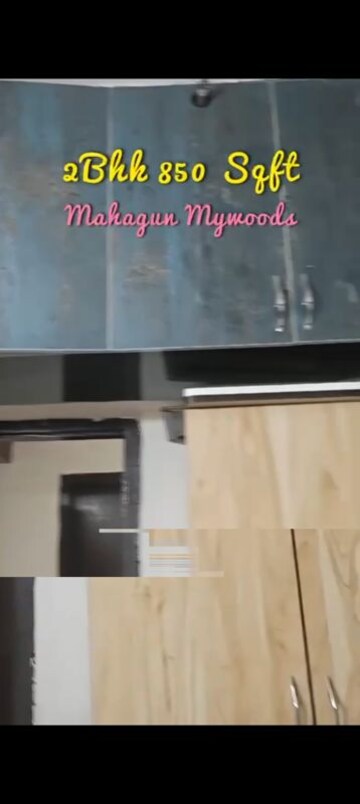 Kitchen in 3 BHK Apartment at Mahagun Mywoods, Sector 16c Greater Noida – for Rent