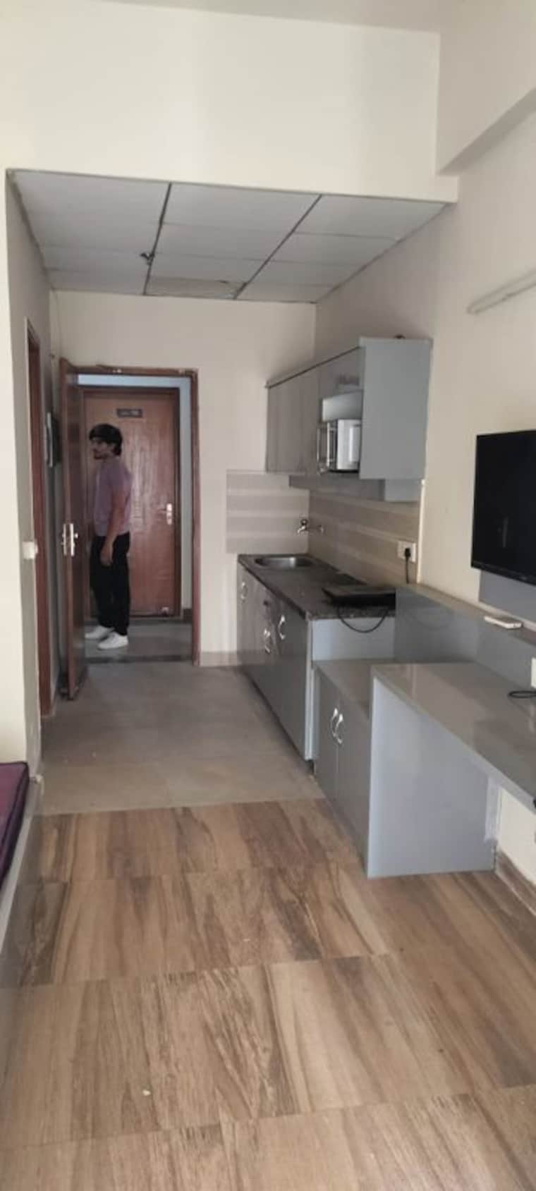 Kitchen, paramount-golfforeste 1 Bedroom 435 Sq.Ft. Apartment In Zeta I Greater Noida Greater Noida 9979926