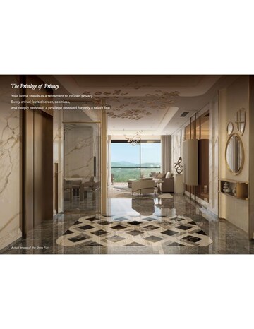 Living Room in 4 BHK Apartment at Sunteck City Avenue 5, Goregaon West – for Sale