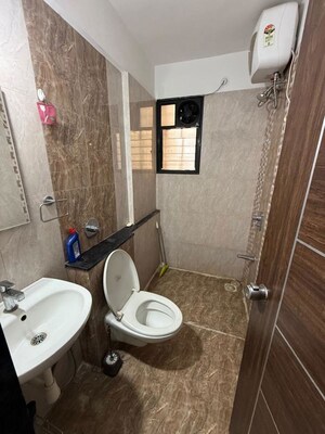 Bathroom in 2 BHK Apartment at Kiran Shubharambh, Baner – for Rent