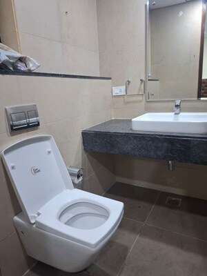Bathroom in 4 BHK Apartment at Banjara Hills – for Rent