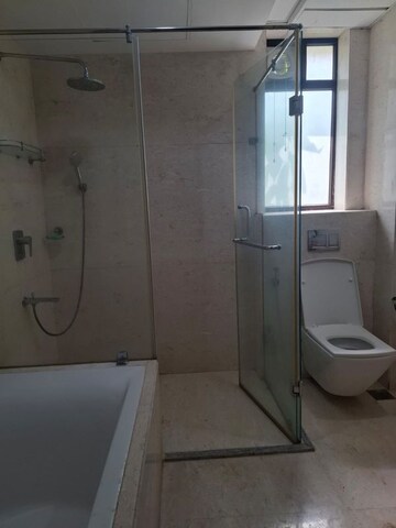 Bathroom in 4 BHK Apartment at Banjara Hills – for Rent
