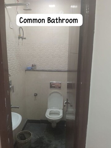 Bathroom in 3 BHK Builder Floor at Kohat Enclave – for Rent