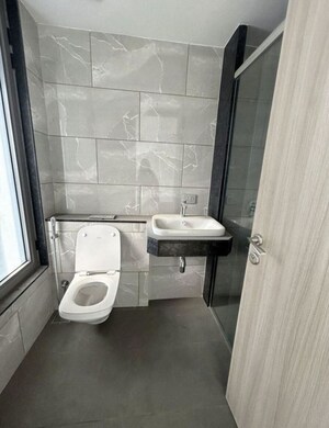 Bathroom in 3 BHK Apartment at Rustomjee Crown, Prabhadevi – for Sale