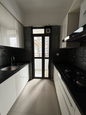 Kitchen in 3 BHK Apartment at Lodha The Park, Worli – for Rent