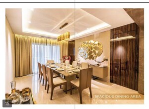 Living Room in 2 BHK Apartment at Adani Ten BKC, Bandra East – for Rent