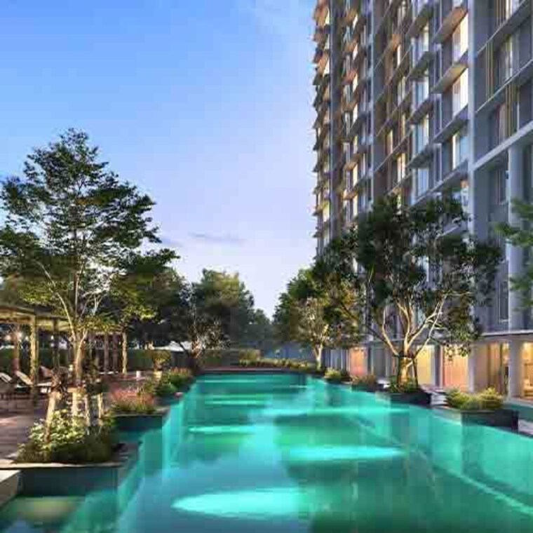 Swimming Pool, adani-ten-bkc 2 Bedroom 900 Sq.Ft. Apartment In Bandra East Mumbai 9980039