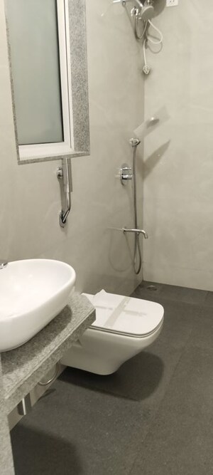 Bathroom in 3 BHK Apartment at Neelam Senroofs, Nahur East – for Sale