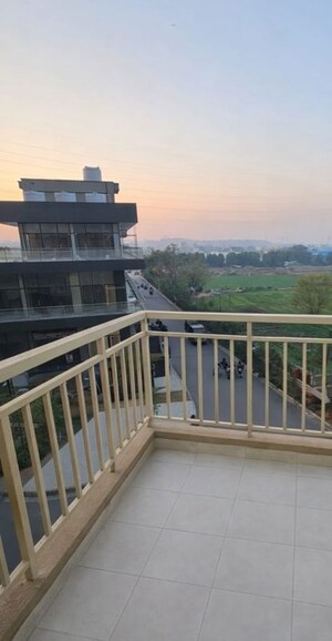 Balcony in 3 BHK Apartment at Pyramid Altia, Sector 70 – for Rent