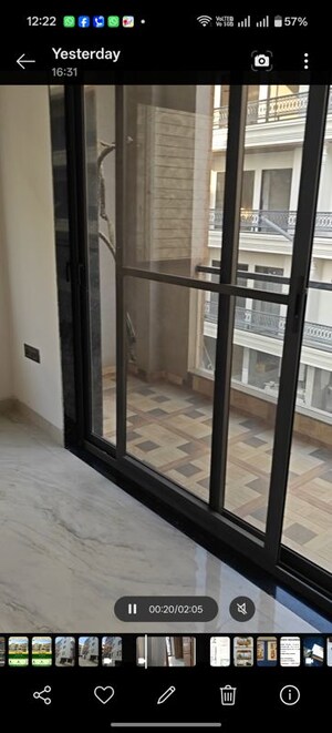 Balcony in 3 BHK Builder Floor at BPTP District 3, Sector 85 – for Sale