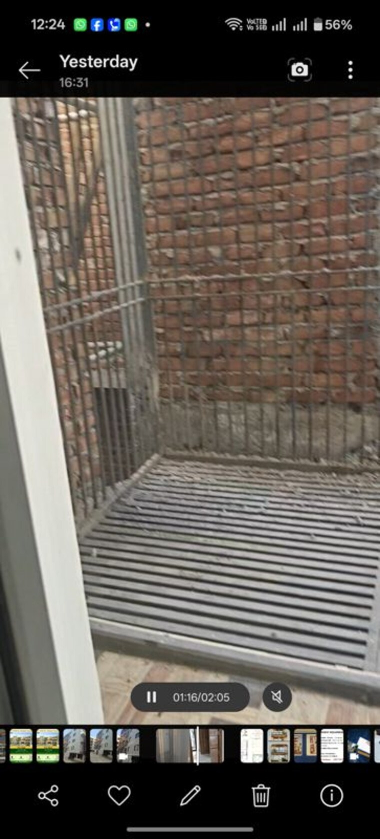 Balcony, bptp-district-3 3 Bedroom 180 Sq.Yd. Builder Floor In Sector 85 Faridabad 9980141