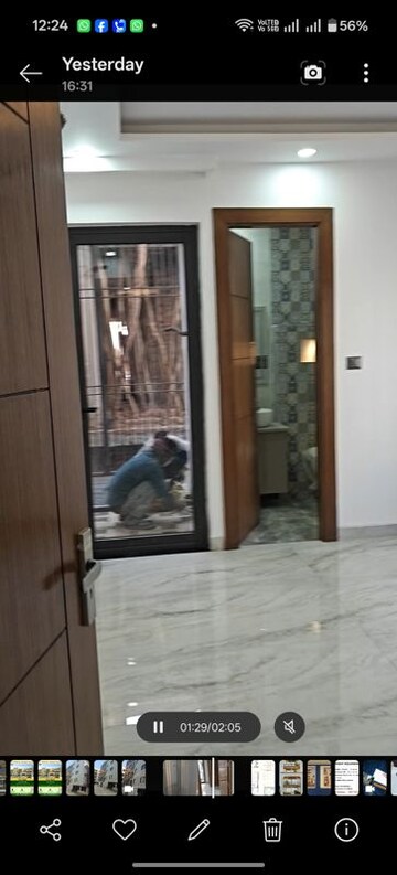 Staircase in 3 BHK Builder Floor at BPTP District 3, Sector 85 – for Sale