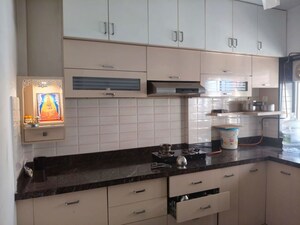 Kitchen in 3.5 BHK Apartment at Sunit CHS, Model Colony – for Rent