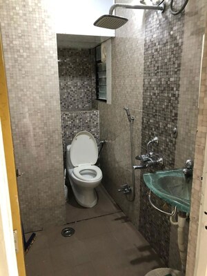 Bathroom in 1 RK Apartment at Koregaon Park – for Rent