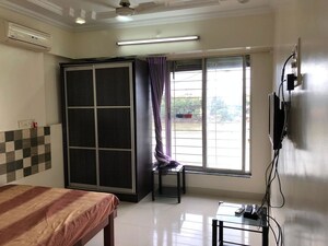 Living Room in 1 RK Apartment at Koregaon Park – for Rent