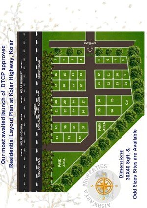  Plot – Exterior View View at Bangalore Chennai nh - for Sale