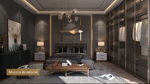 Living Room in 3 BHK Apartment at Bibwewadi – for Sale