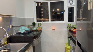 Kitchen in 3 BHK Apartment at Prestige Finsbury Park Regent, Bagaluru – for Rent