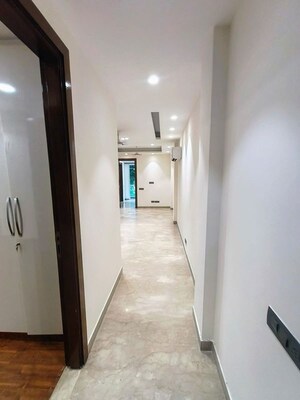 Building Lobby in 3 BHK Builder Floor at East Of Kailash – for Rent