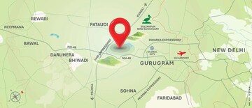 3 BHK Apartment – Map Location View at M3M Forestia West, Manesar Sector 9 - for Sale
