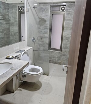 Bathroom in 2 BHK Apartment at Courtyard by Narang Realty and The Wadhwa Group, Pokhran Road No Two – for Rent