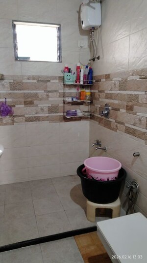 Bathroom in 2 BHK Apartment at Vir Asha Harmony, Ghansoli Sector 21 – for Sale