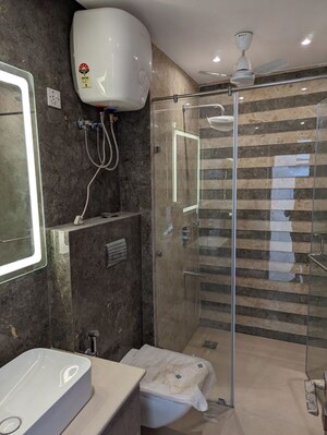 Bathroom in 3 BHK Apartment at Dlf Phase I – for Rent