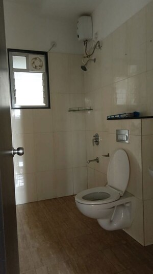 Bathroom in 2 BHK Apartment at Punawale – for Rent