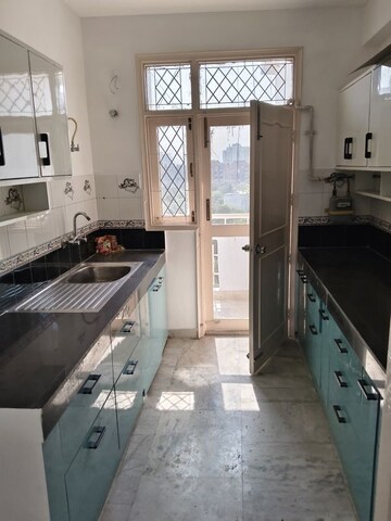 Kitchen in 4 BHK Apartment at Royal Towers Noida, Sector 61 – for Rent