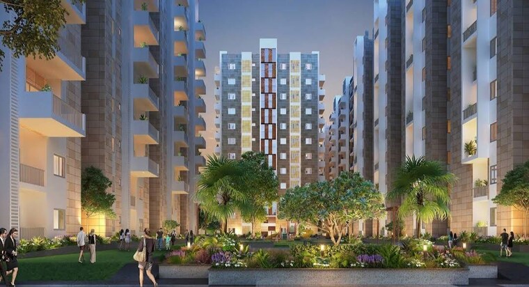 Exterior View, ambience-courtyard 2.5 Bedroom 1245 Sq.Ft. Apartment In Manikonda Hyderabad 9980504