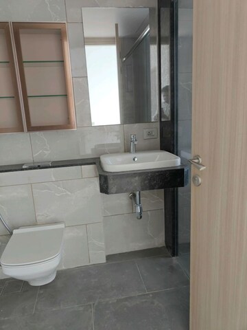 Bathroom in 3 BHK Apartment at Rustomjee Crown, Prabhadevi – for Sale