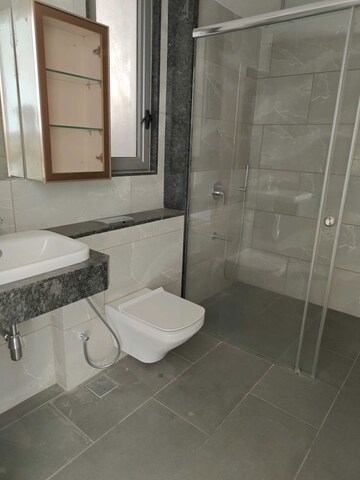 Bathroom in 3 BHK Apartment at Rustomjee Crown, Prabhadevi – for Sale