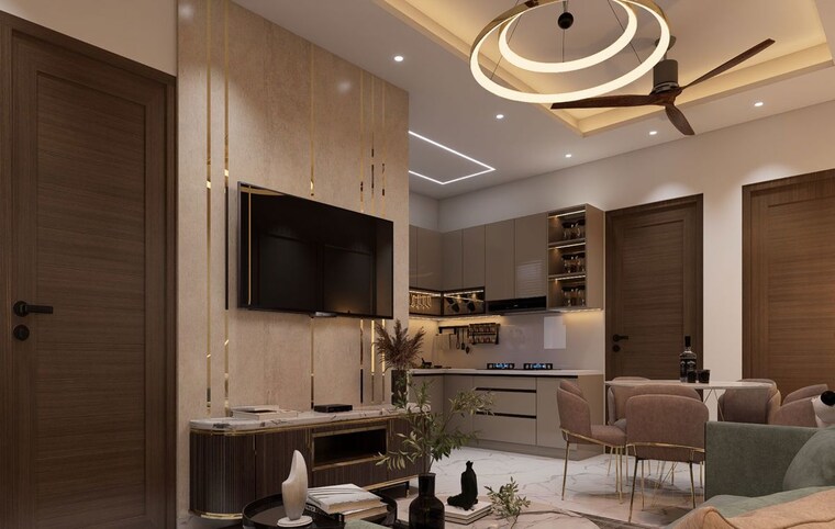 Living Room, aimnabad 2 Bedroom 1250 Sq.Ft. Apartment In Aimnabad Greater Noida 9956194