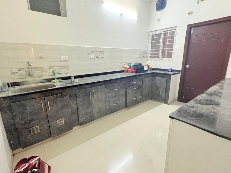Kitchen, manikonda 3 Bedroom 1700 Sq.Ft. Builder Floor In Manikonda Hyderabad 9980787