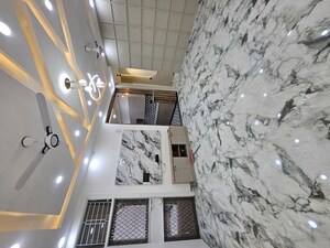 Staircase in 4 BHK Builder Floor at Green Fields Colony – for Sale