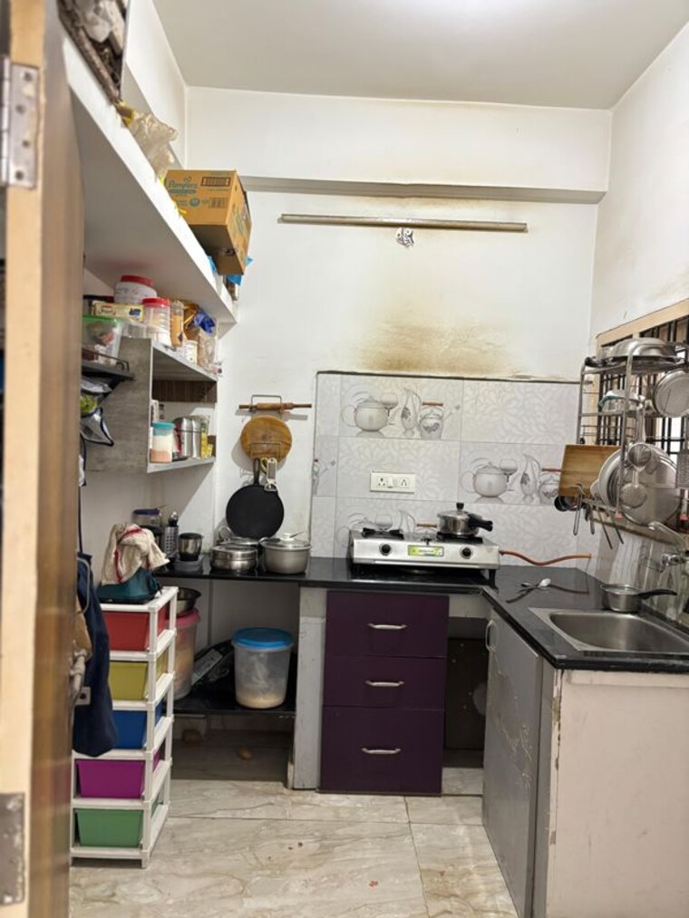 Kitchen, madhapur 2 Bedroom 1100 Sq.Ft. Builder Floor In Madhapur Hyderabad 9980852