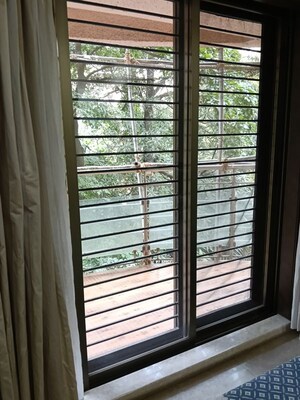 Balcony in 3 BHK Apartment at Gajra Balaji Tower, Santacruz West – for Rent