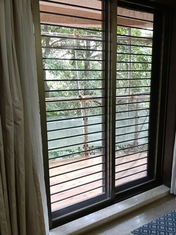 Balcony in 3 BHK Apartment at Gajra Balaji Tower, Santacruz West – for Rent