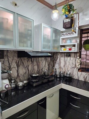 Kitchen in 1 BHK Apartment at Rakhangi Mahal, Worli – for Rent