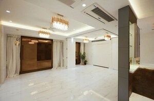 Building Lobby in 3 BHK Apartment at Lodha Trump Tower, Worli – for Rent