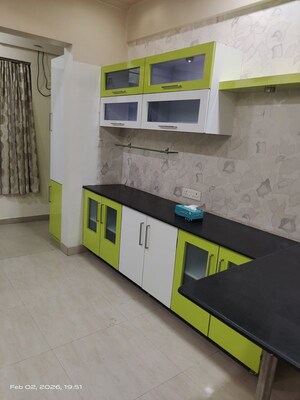 Kitchen in 3 BHK Apartment at Kumar Prism, Hadapsar – for Sale
