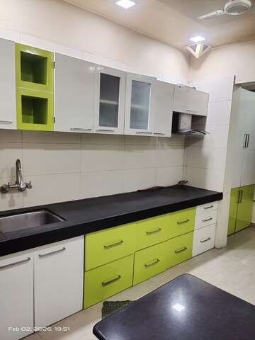 Kitchen in 3 BHK Apartment at Kumar Prism, Hadapsar – for Sale