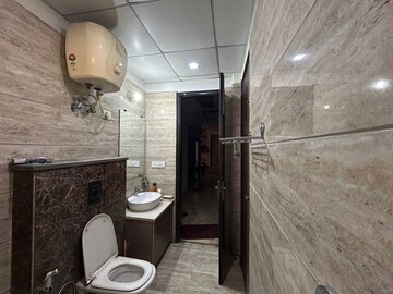 Bathroom in 3 BHK Builder Floor at Connaught Place – for Rent