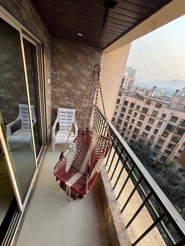 Balcony in 2 BHK Apartment at Ravi Estate, Pokhran Road No One – for Rent