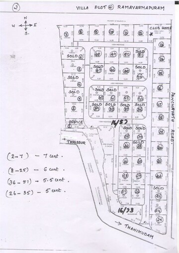   Plot at Ramavarmapuram – for Sale