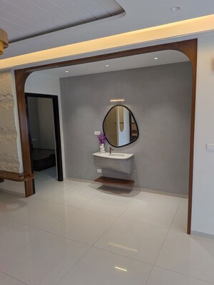 Bathroom in 3 BHK Apartment at Aparna Zenon, Puppalaguda – for Rent