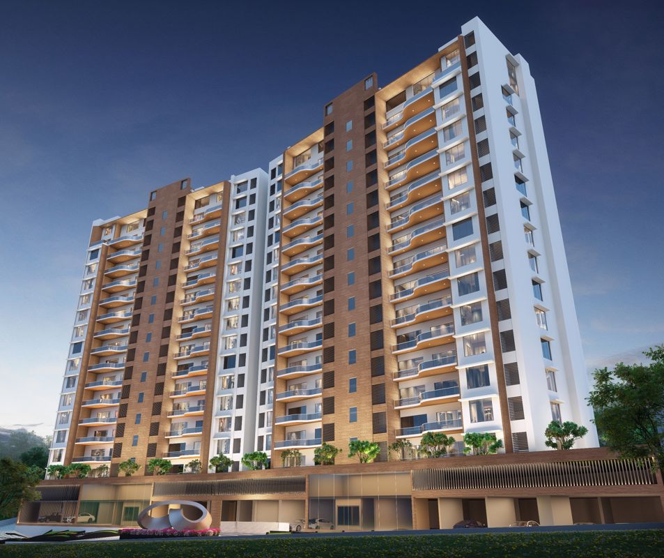 4 BHK + Extra Room Apartment For Sale in Gera Isle Royale